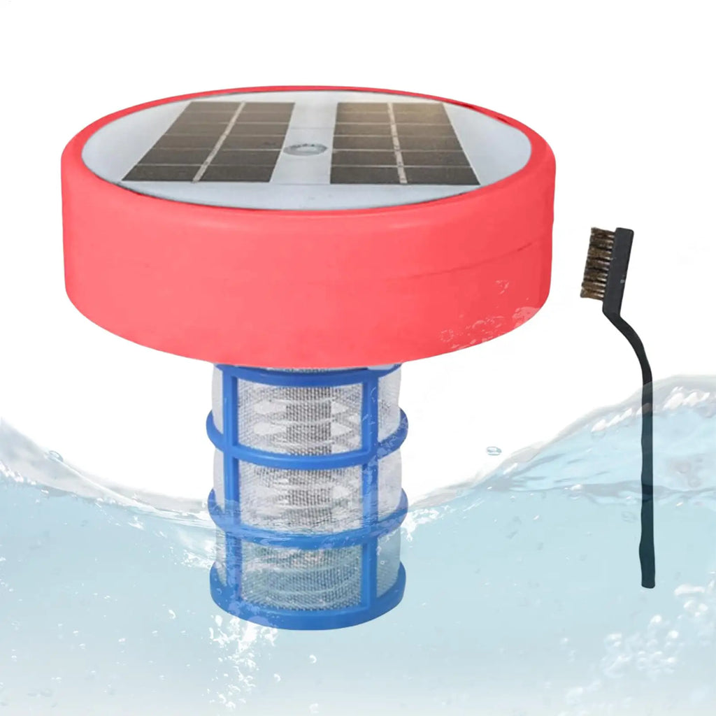 Solar Copper Pool Ionizer – Floating Purifier & LED Light Solar Pool Ionizer Babs
