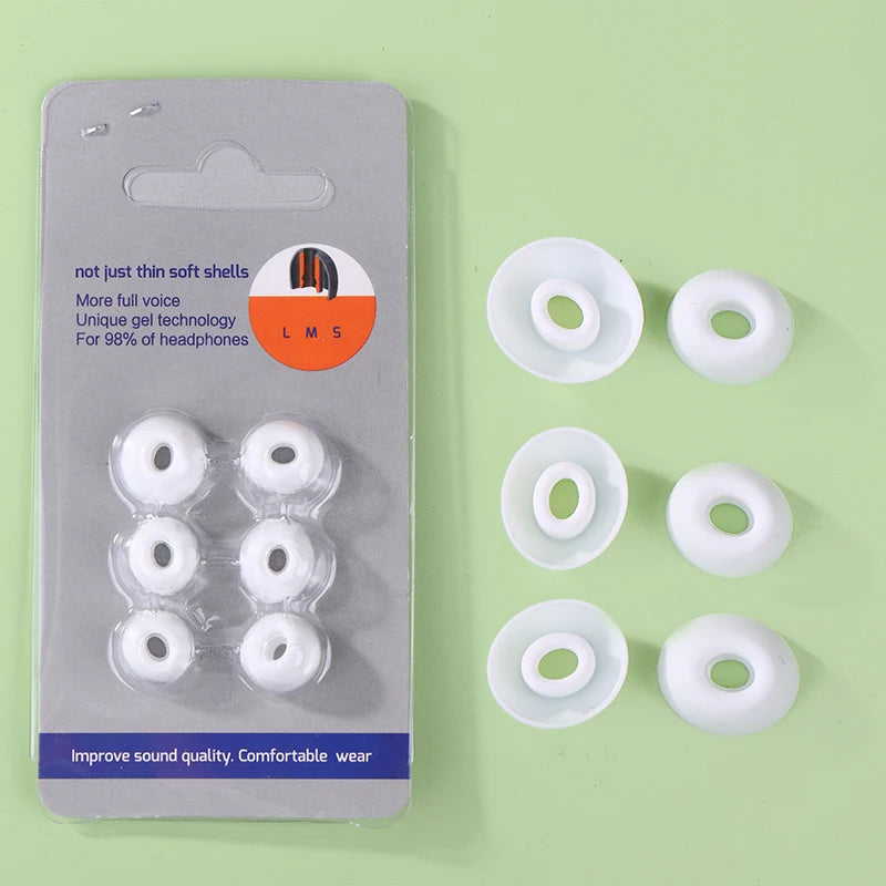 6Pcs Silicone Ear Tips for Nothing Ear (1)(2)(A) TWS Headphones Earphone Ear Tips Babs