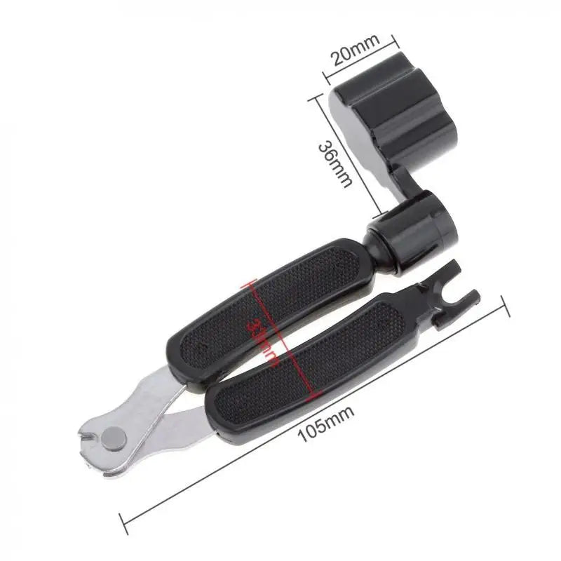 3-in-1 Guitar Peg Winder, String Cutter & Pin Puller – 2pcs Guitar String Tool Babs