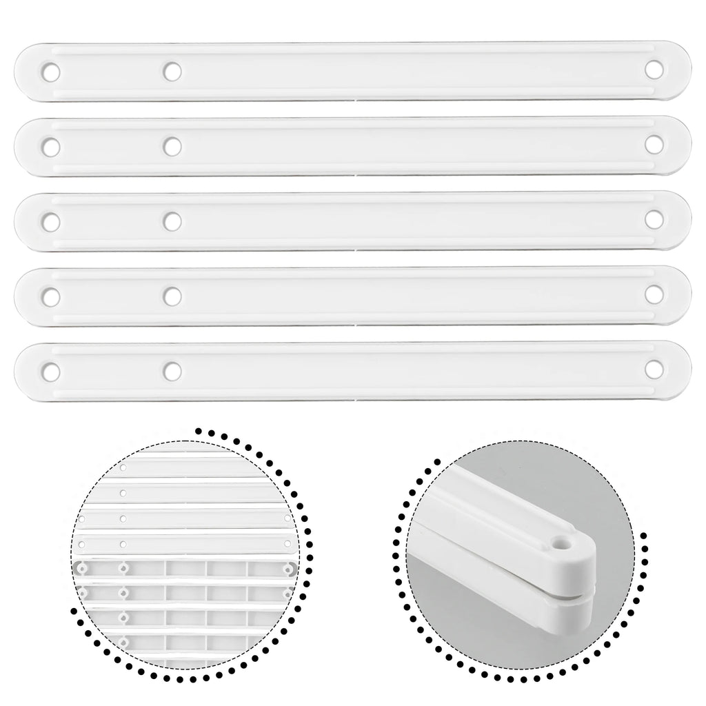 10pcs Plastic Drawer Slides 180/235/298mm – Furniture Guide Rails Drawer Slides Babs