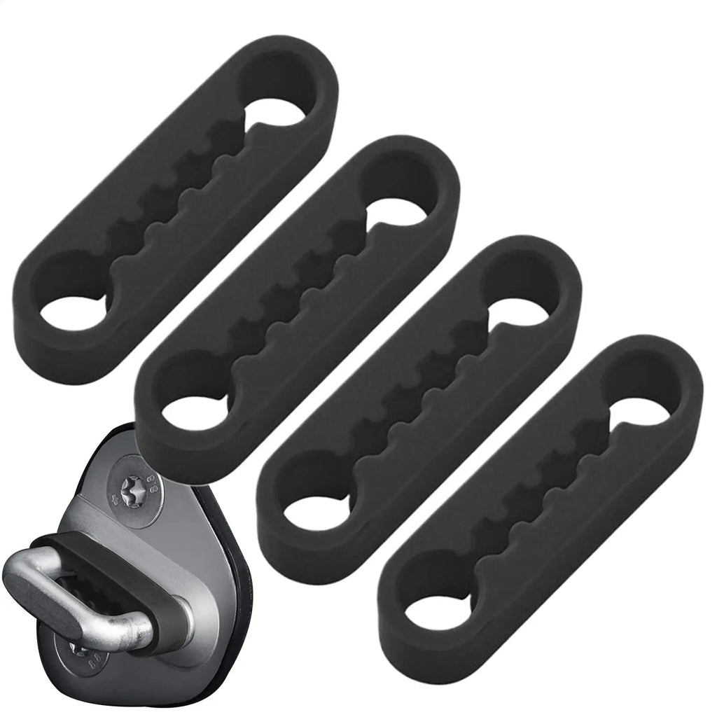 Universal Car Door Shock Absorber Silicone Damper Pads 4pcs Car Door Damper Pad Babs