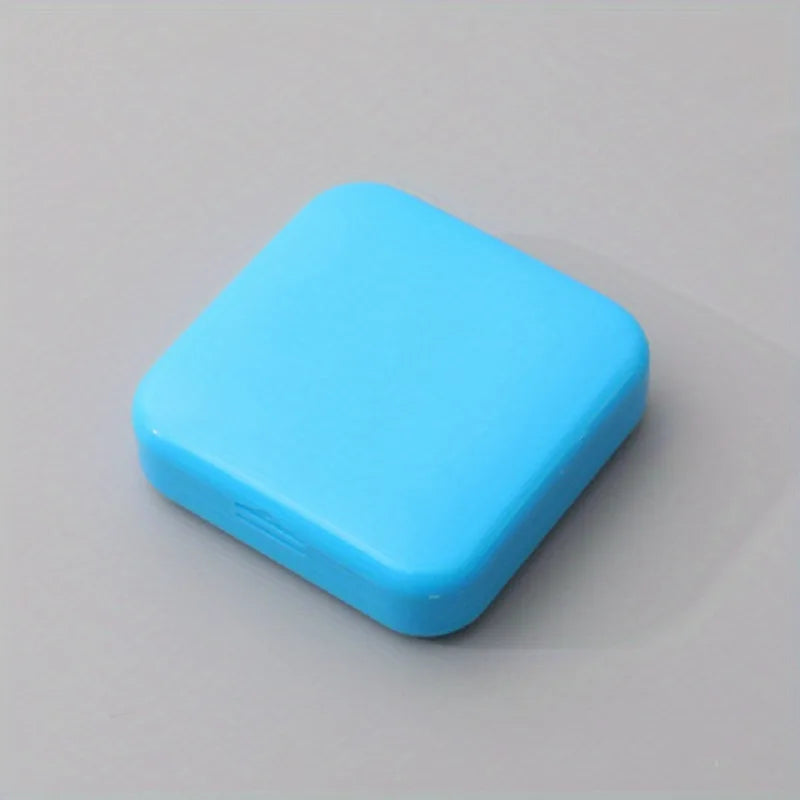 Compact Portable Pill Organizer Box – Push-Pull Medicine Case Pill Organizer Box Babs blue