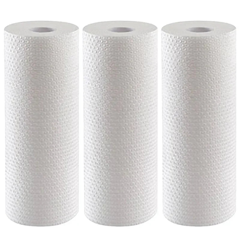 Washable Dry & Wet Kitchen Cleaning Cloths – Non-Woven Roll Kitchen Cleaning Cloths Babs white 200pcs 4rolls