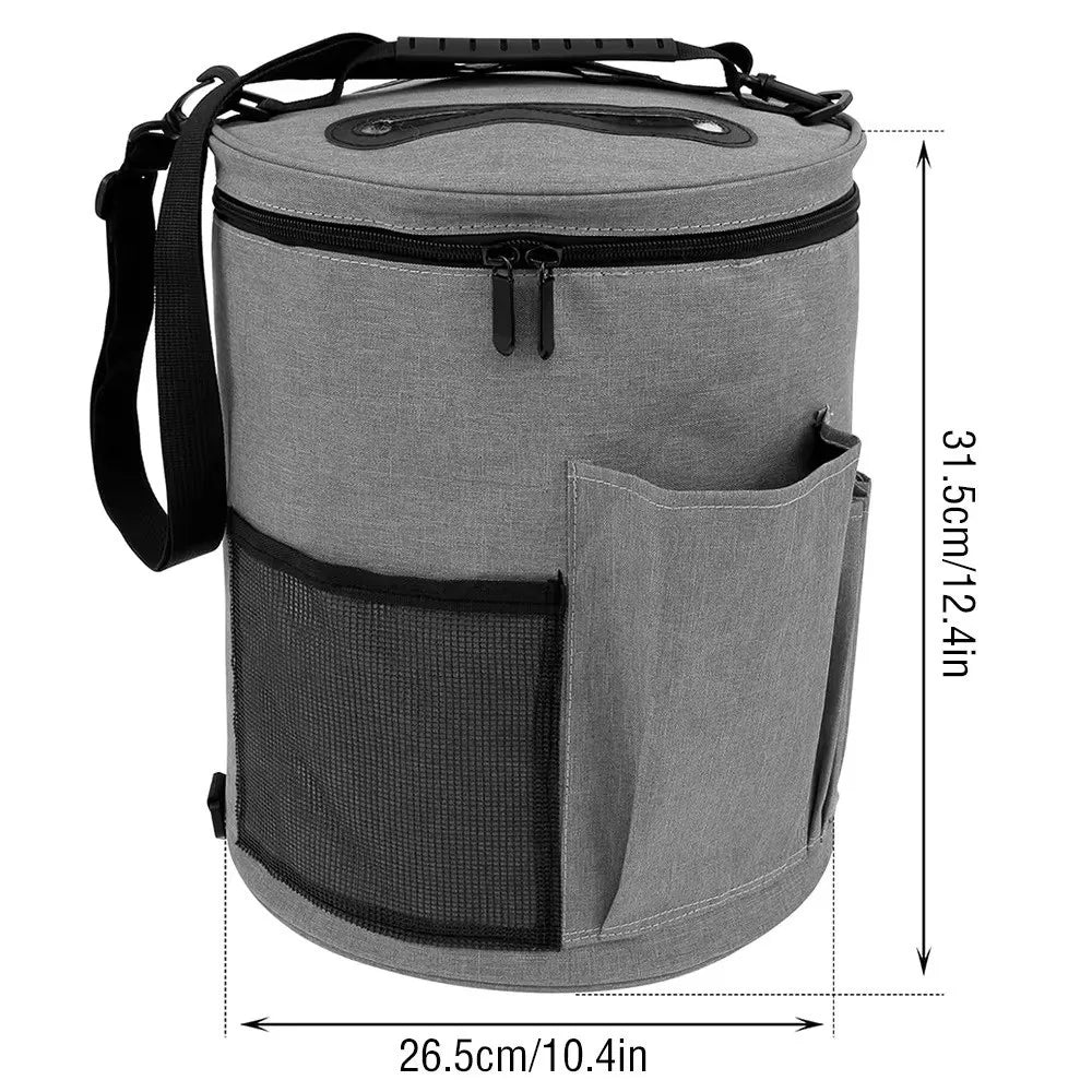 Large Yarn Storage Bag – Multi-Pocket Knitting Crochet Tote Yarn Storage Bag Babs