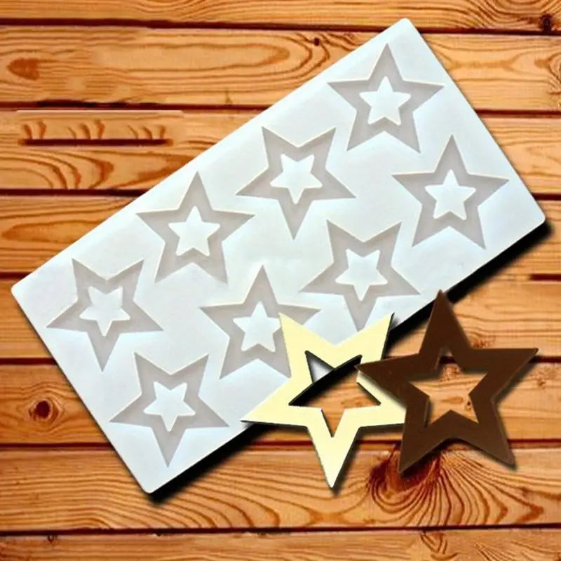 3D Star Silicone Mold – Cake, Cupcake & Chocolate Baking Silicone Baking Mold Babs 1pc