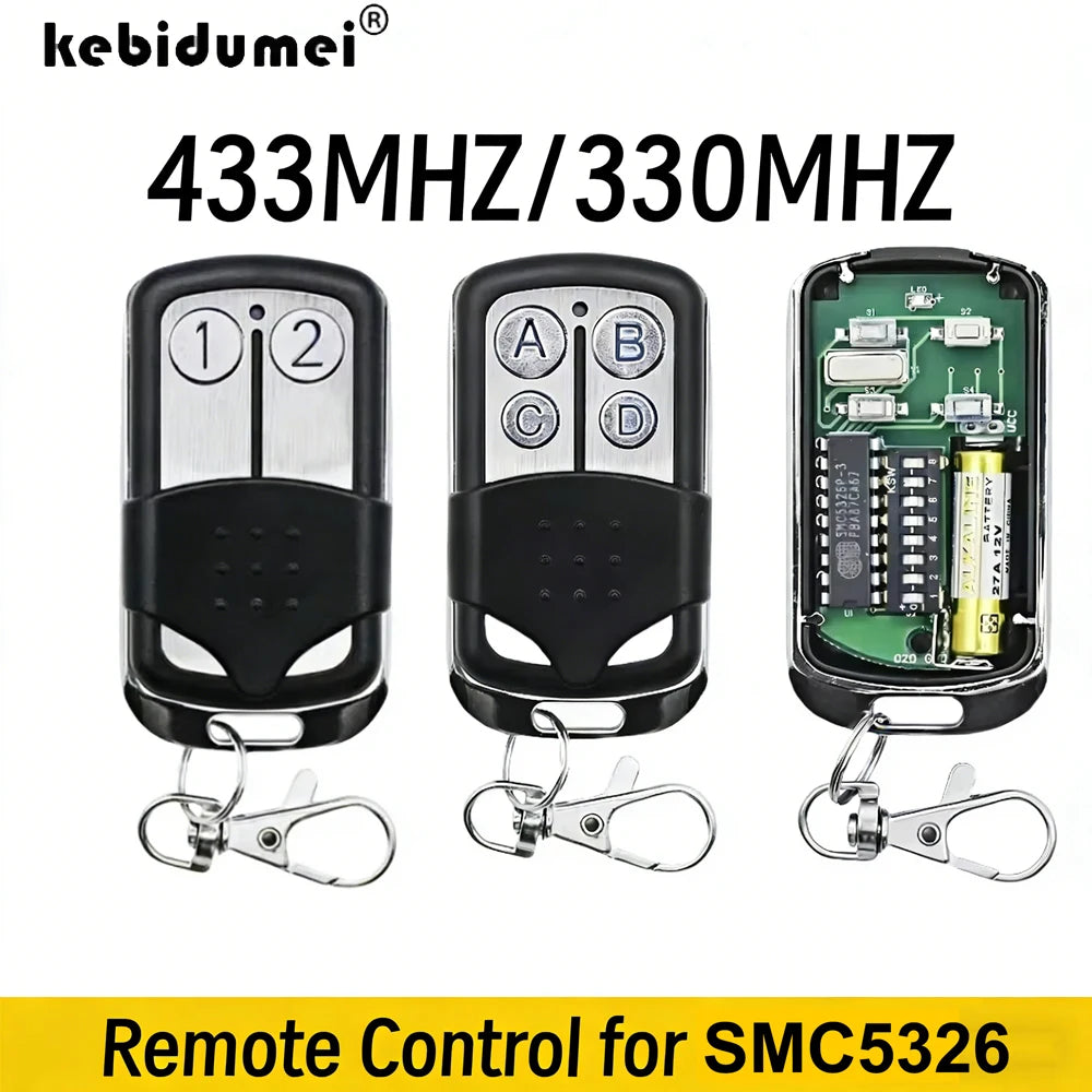 433MHz RF Remote Control Duplicator – SMC5326 8 Dip Switch Fob RF Remote Duplicator Babs