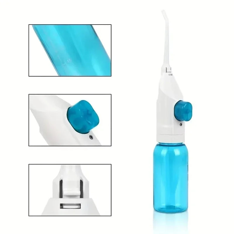 Portable Manual High Pressure Oral Irrigator Water Flosser Oral Irrigator Babs
