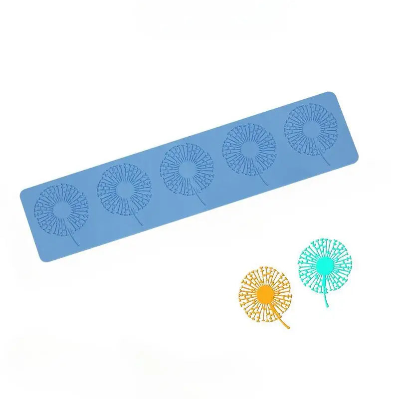 Silicone Fondant Chocolate Mold – Leaf Shapes, 5-Grid Baking Silicone Baking Mold Babs dandelion