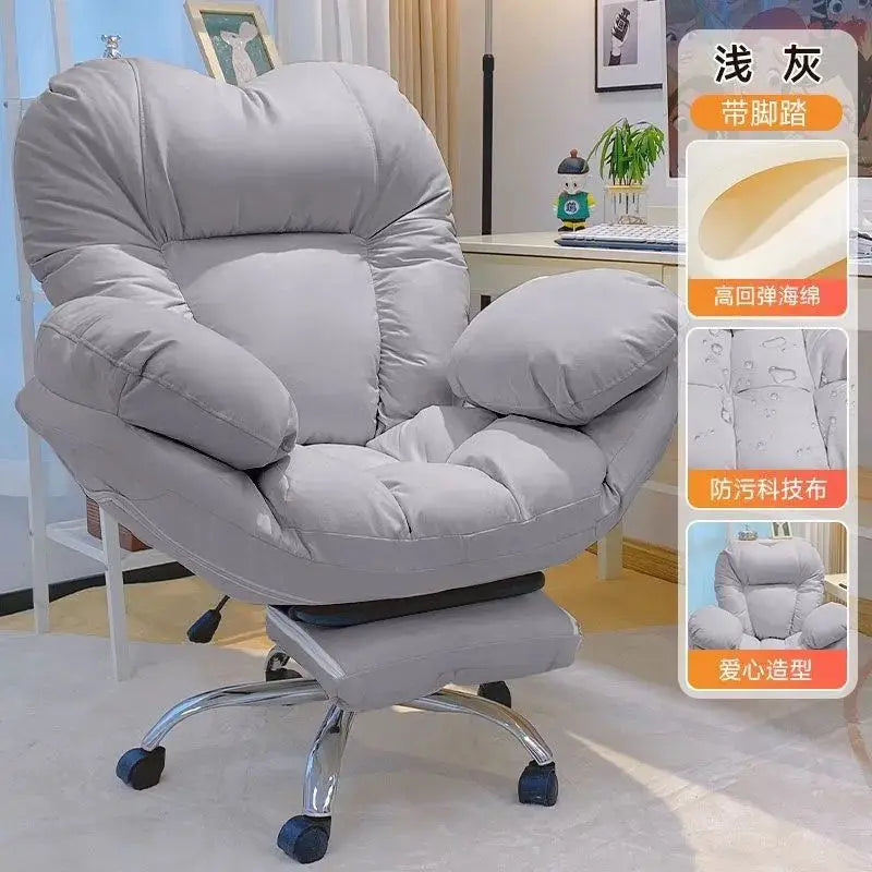 Nordic Modern Reclining Armchair – Luxury Living Room Chair Reclining Armchair Babs Grey