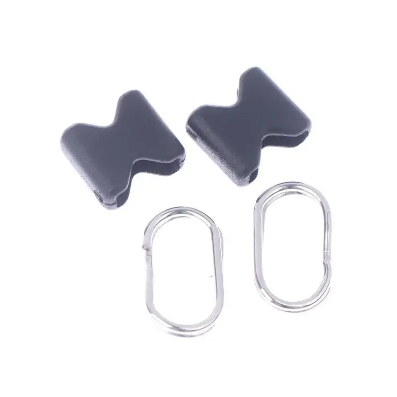 Metal Camera Strap Lug Rings & Buckle Hooks – 2 Pairs Camera Strap Accessories Babs