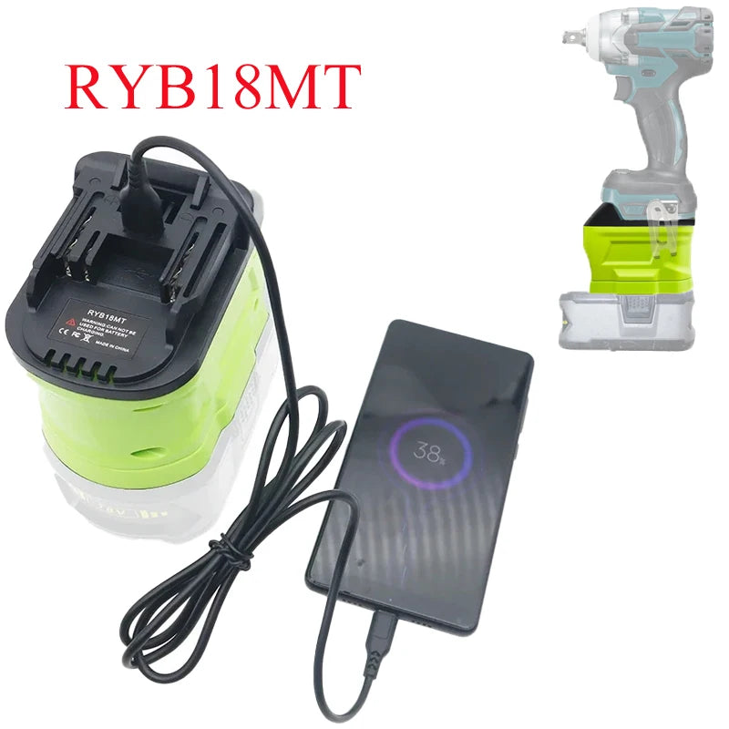 Ryobi P103 P108 Battery Adapter for Makita DeWalt Milwaukee Battery Adapter Babs