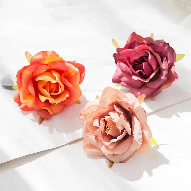 50/100Pcs UV Protected Silk Rose Artificial Flowers – Wedding & Décor Artificial Silk Flowers Babs