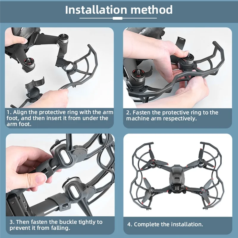 DJI FPV Combo Propeller Guard Ring – PC+ABS Blade Protector Drone Propeller Guard Babs