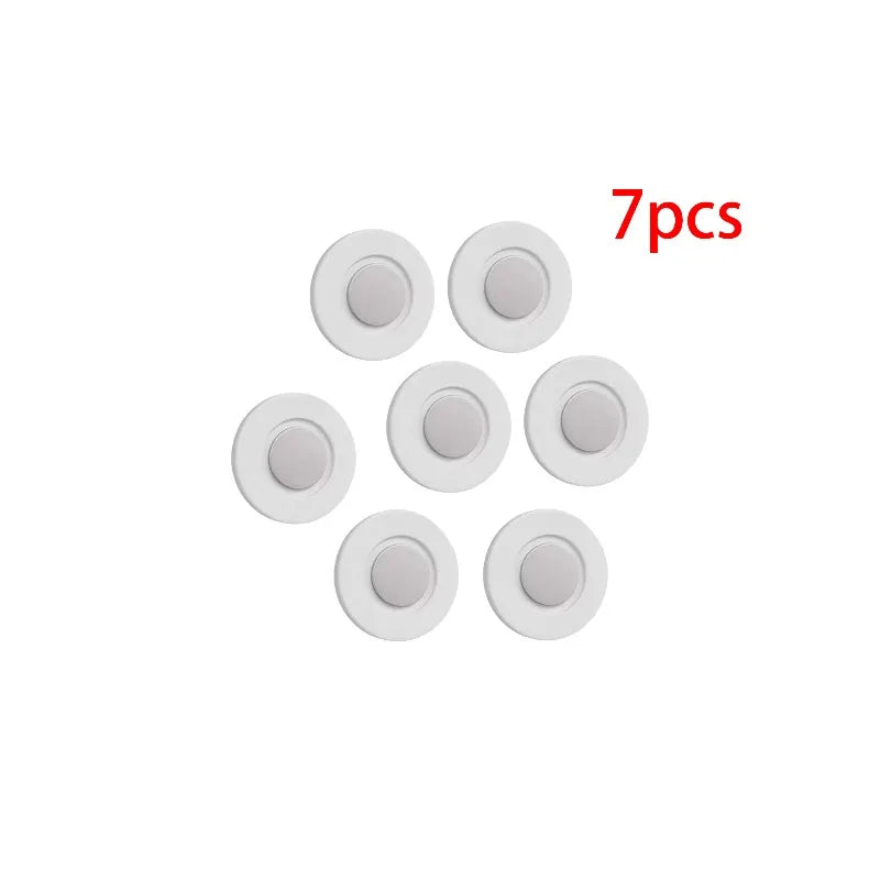 Magnetic Wall Mount Remote Holder – No Drill Adhesive Organizer Wall Mount Organizer Babs 7Pcs