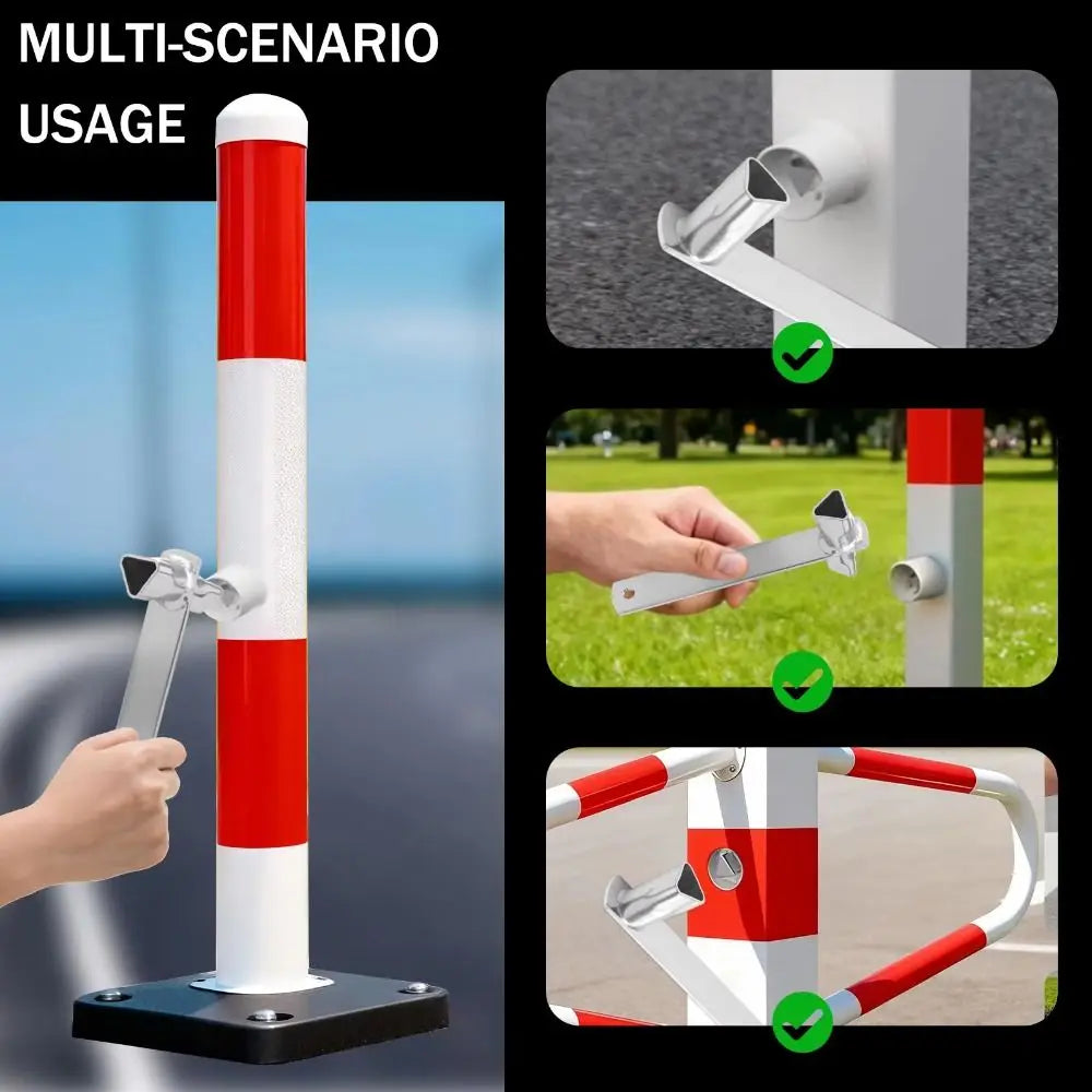 Double-Head Bollard Wrench | Anti-Slip Alloy Column Key Tool Bollard Column Wrench Babs