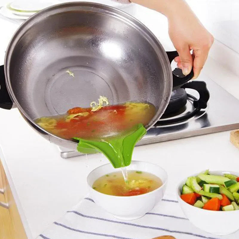 Kitchen Funnel – Anti-Splash Edge & Liquid Streamer Spout Kitchen Funnel Babs
