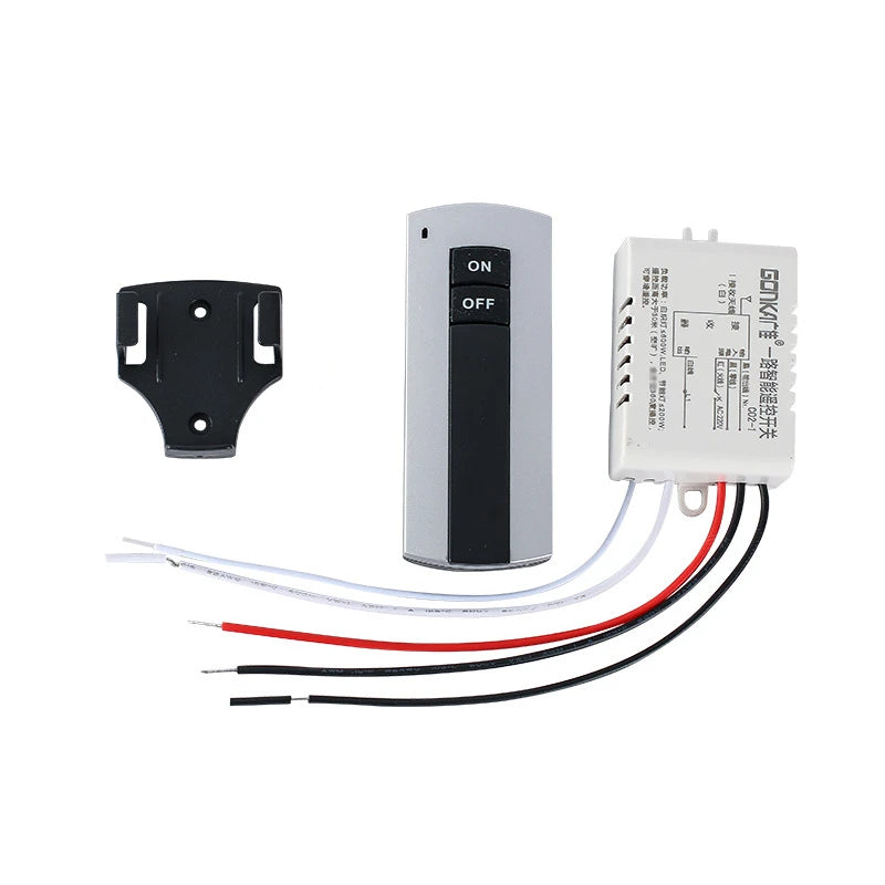 220V Wireless Remote Control Switch 1/2/3 Channel RF 433MHz Remote Control Switch Babs 1 Channel China Mainland