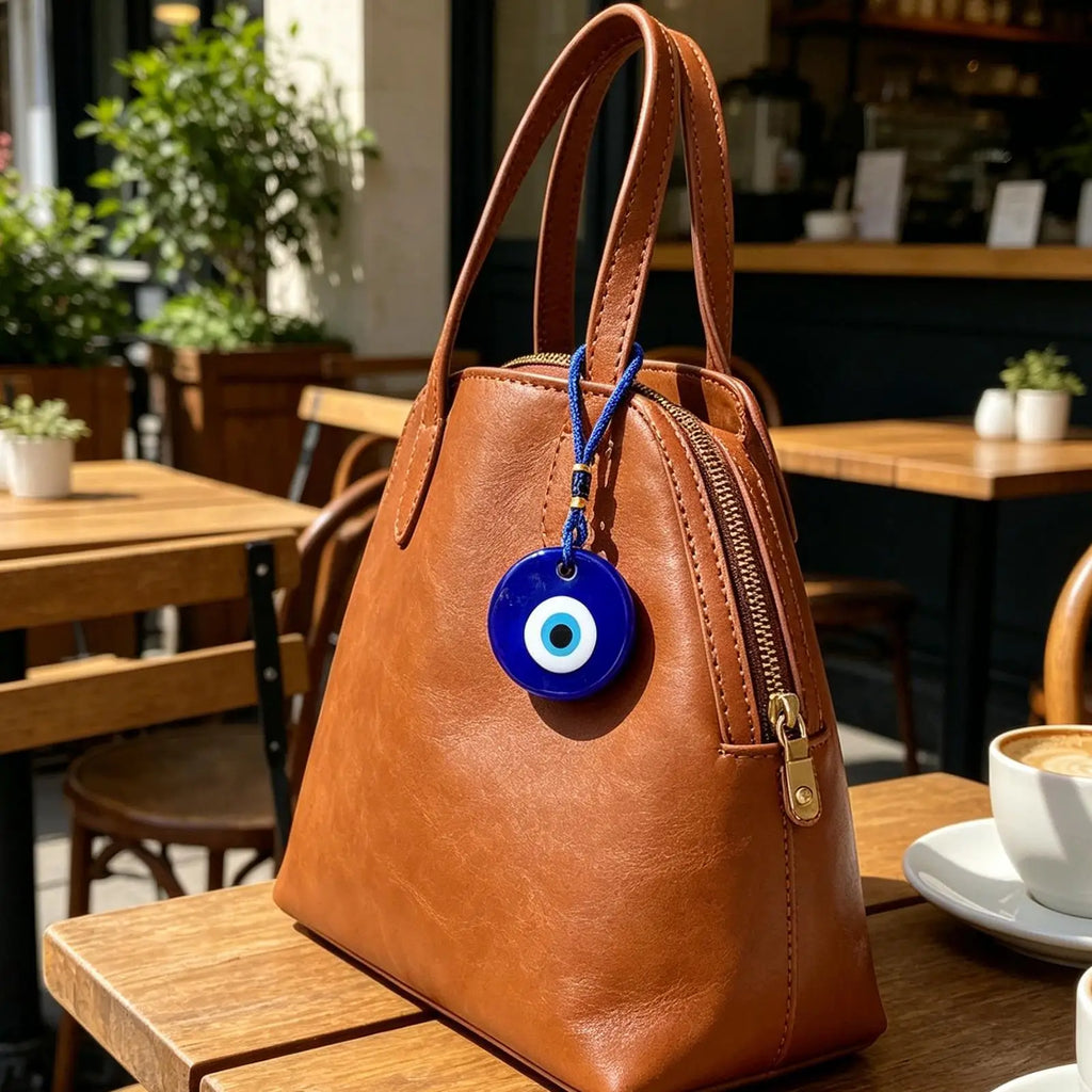 Resin Blue Eye Pendant – Wall Hanging, Keychain & Bag Charm Decorative Pendant Babs