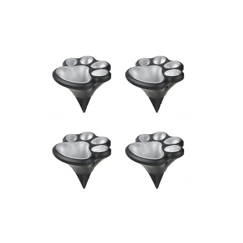 3-Pack Solar Dog Paw Print Garden Lights – Waterproof Outdoor Solar Garden Lights Babs