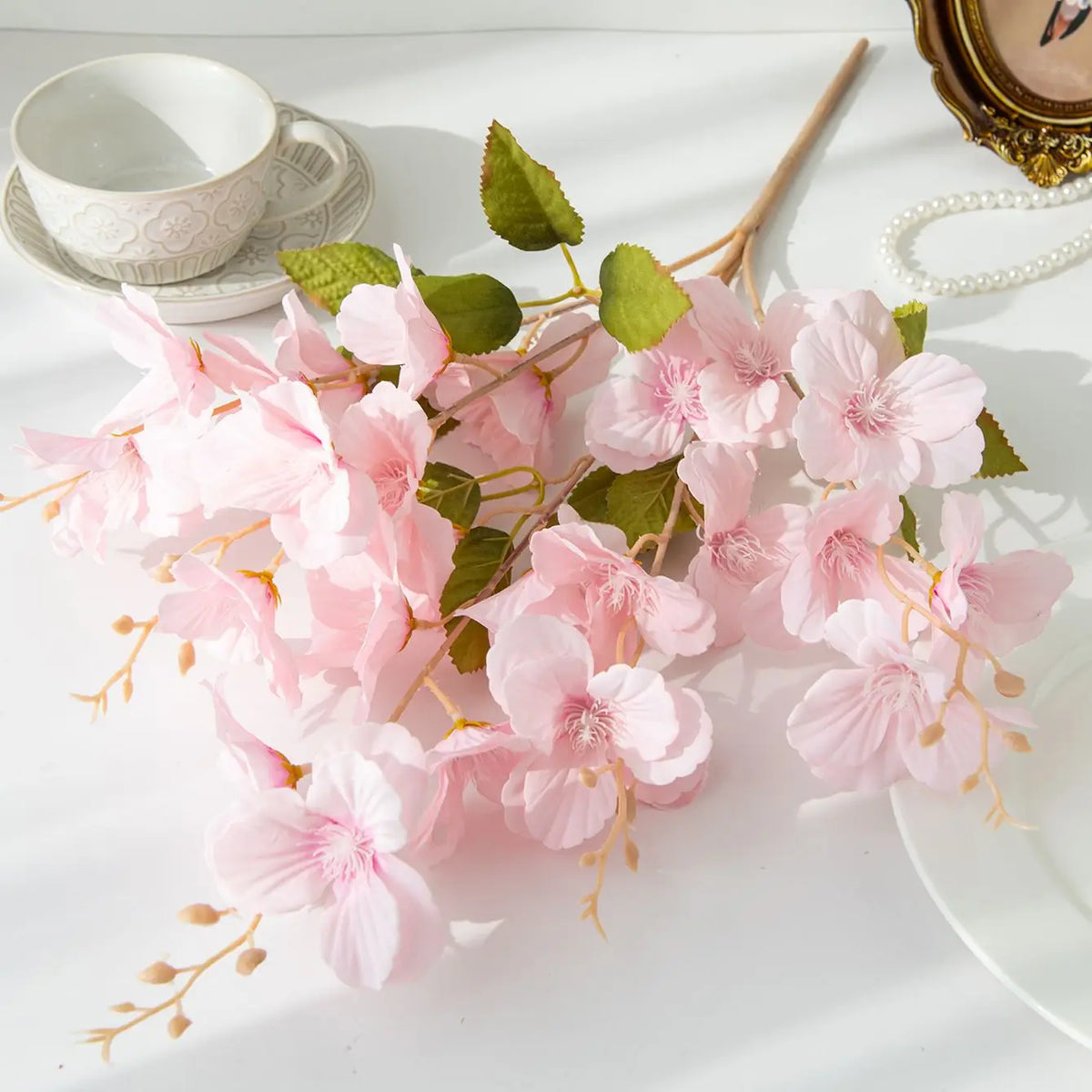 Silk Magnolia Artificial Flowers – Bouquet & Home Décor Artificial Silk Flowers Babs