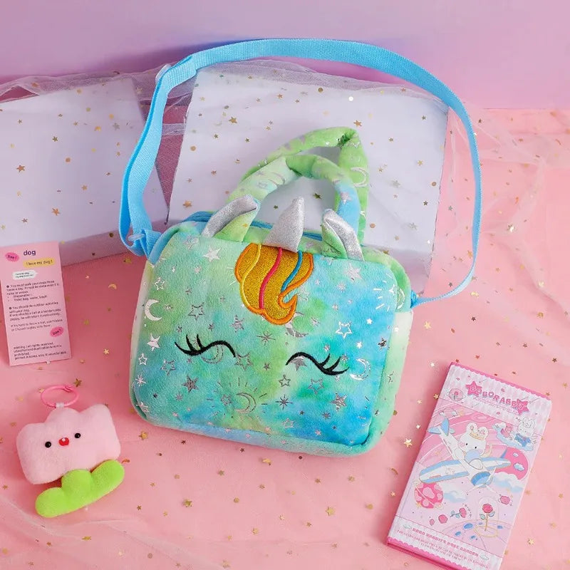 Unicorn Crossbody Bag for Girls – Cute Kids Shoulder Purse Kids Crossbody Bag Babs