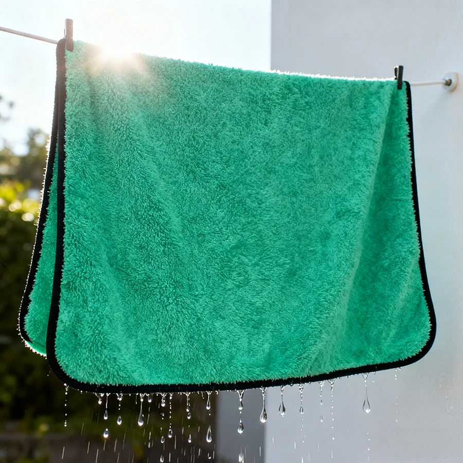 1400GSM Coral Fleece Microfiber Car Wash & Drying Towel Car Detailing Towel Babs