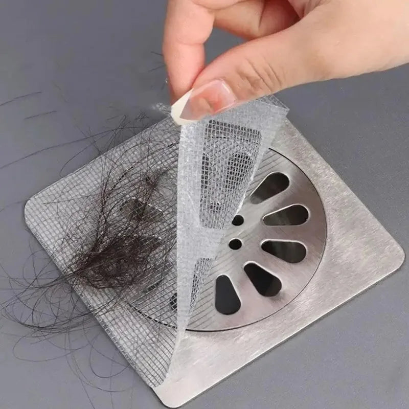 Disposable Drain Hair Catcher Anti-Insect Mesh Stickers | Shower Drain Hair Catcher Babs