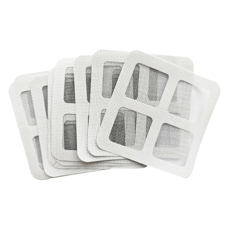 Disposable Drain Hair Catcher Anti-Insect Mesh Stickers | Shower Drain Hair Catcher Babs Square 50pcs