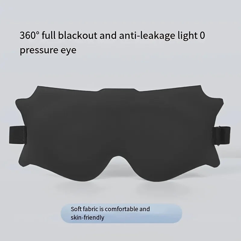 FUBEICHLY 3D Blackout Sleep Eye Mask – Adjustable Contoured Sleep Eye Mask Babs