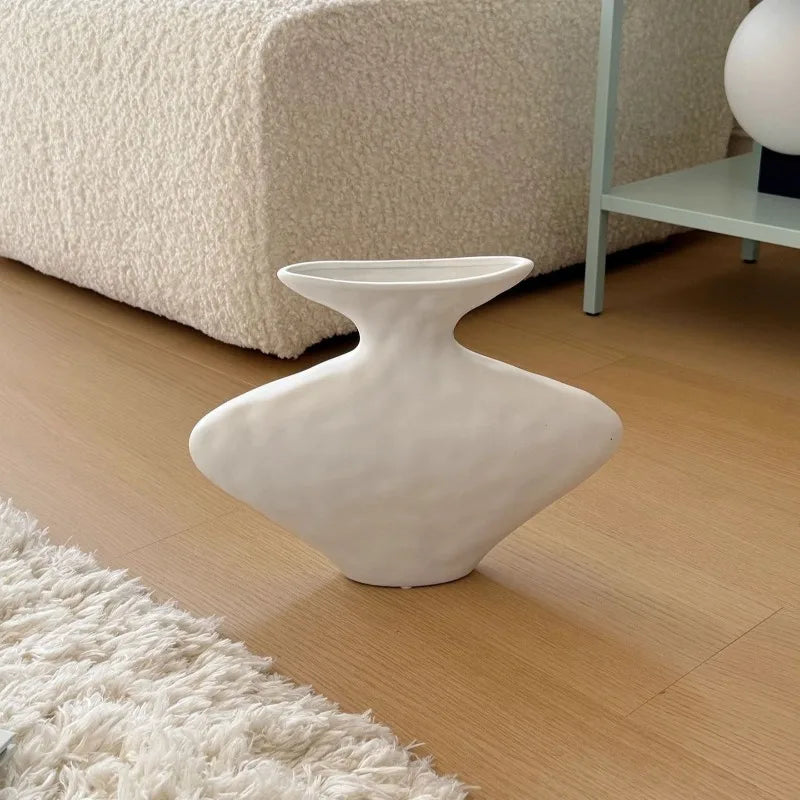 Modern Ceramic Vase | Elegant Hydroponics Flower Bottle Décor Decorative Ceramic Vase Babs