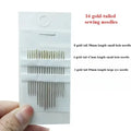 16-Piece Large Eye Hand Sewing Needles – Embroidery & Quilting Hand Sewing Needles Babs 16PCS