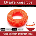 75m Spiral Nylon Grass Trimmer Line 3.0mm – Strimmer Wire Trimmer Line Spool Babs random color about 75m screw thread