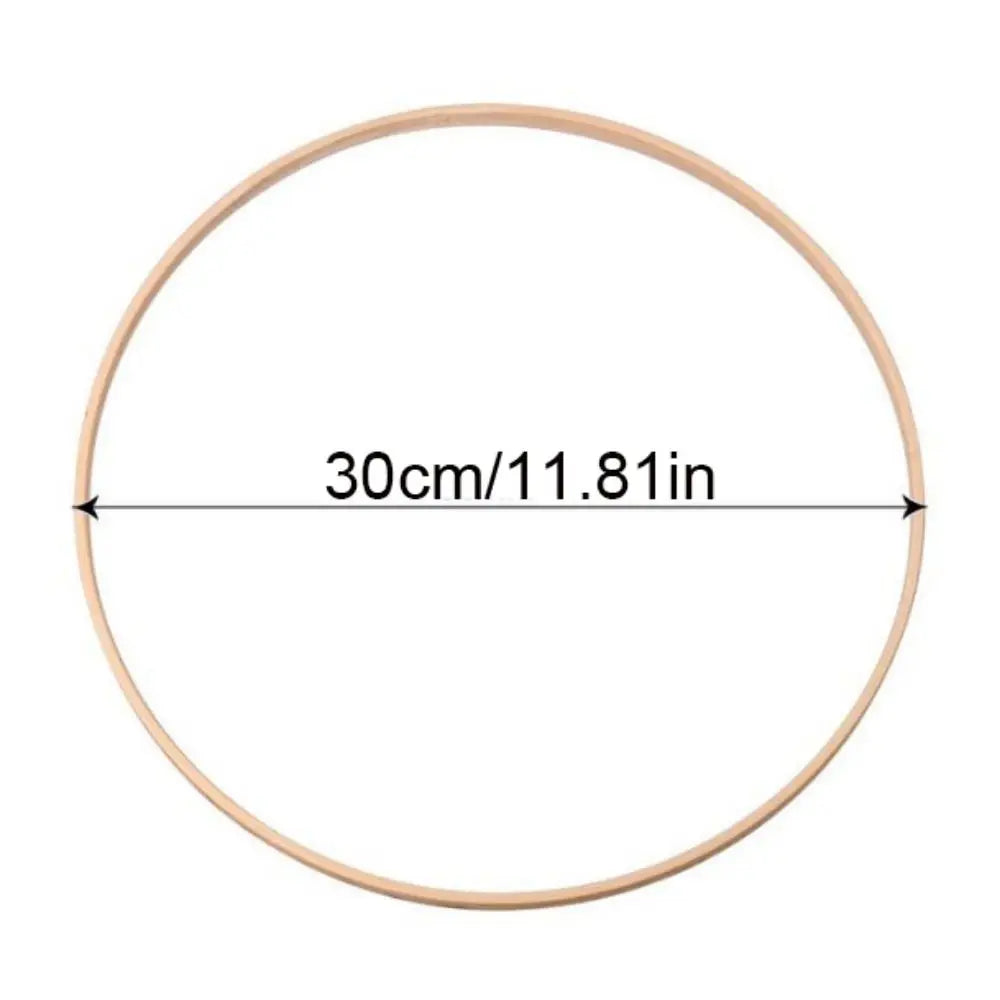 Bamboo Hoop Ring 10–30cm | Wreath & Craft Frame Bamboo Craft Hoop Babs 30CM