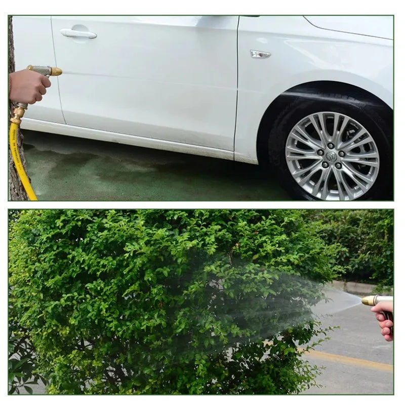 High Pressure Brass Nozzle Garden Hose Spray Gun | Car & Lawn Garden Spray Gun Babs