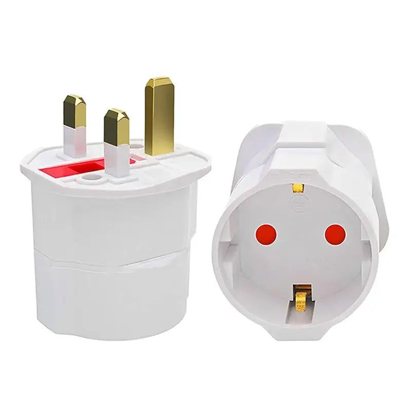 EU to UK Plug Adapter – 250V 13A Fused Travel Converter Travel Plug Adapter Babs A3