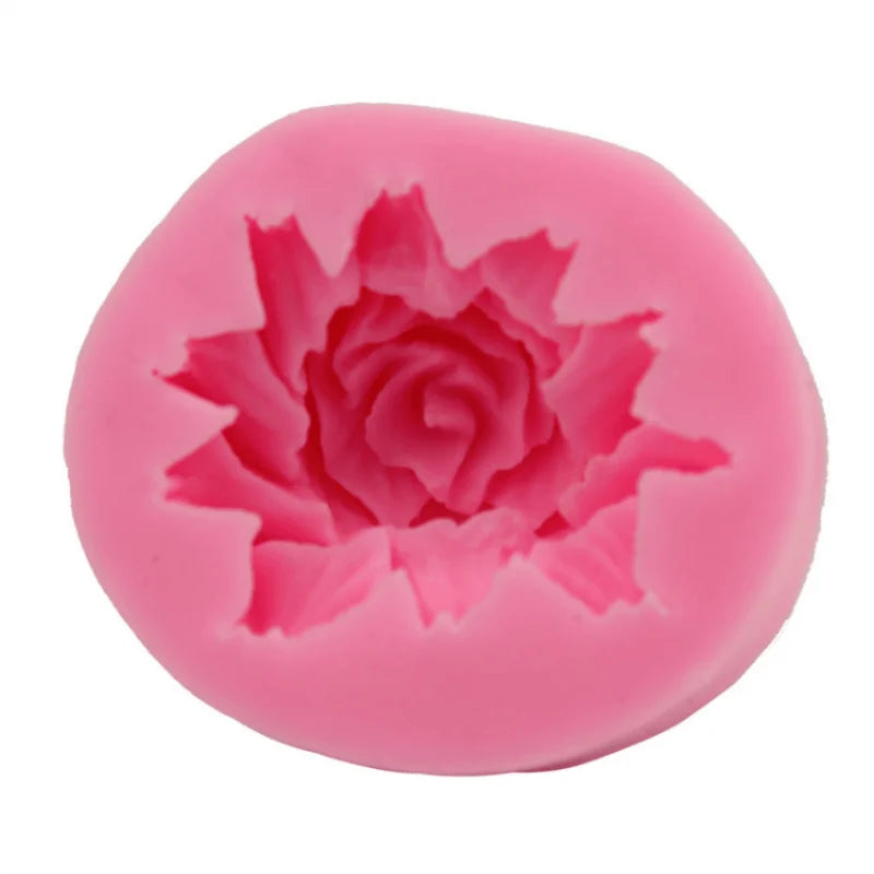 3D Rose Silicone Mold – Chocolate, Fondant & Soap Making Silicone Baking Mold Babs