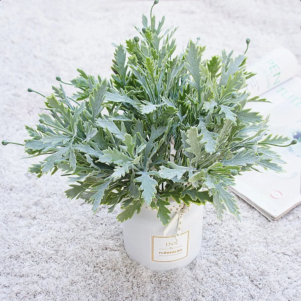 Chrysanthemum Leaf Artificial Flowers for Wedding & Home Decor Artificial Flowers Babs