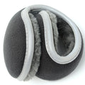 Unisex Foldable Winter Earmuffs with Reflective Tape Winter Earmuffs Babs black