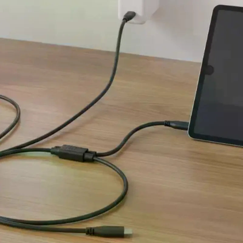USB-C Splitter Cable 1 to 2 | 15W 3A Charging & Data USB-C Splitter Cable Babs