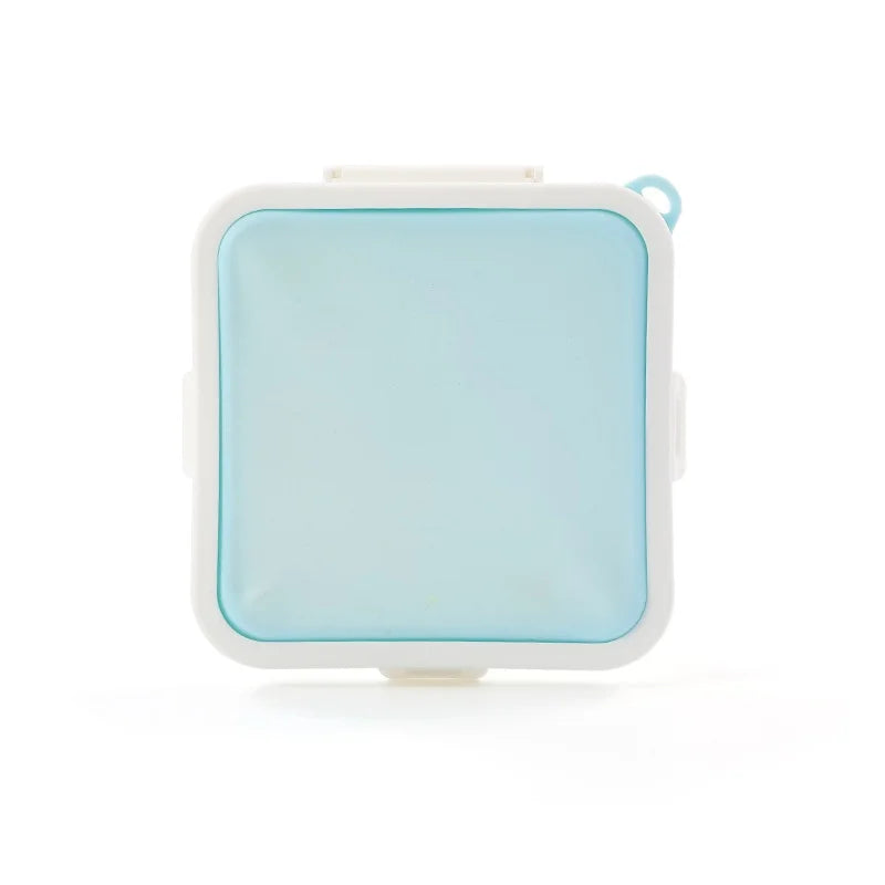 Silicone Sandwich Lunch Box – Reusable & Microwave-Safe Silicone Lunch Box Babs Blue