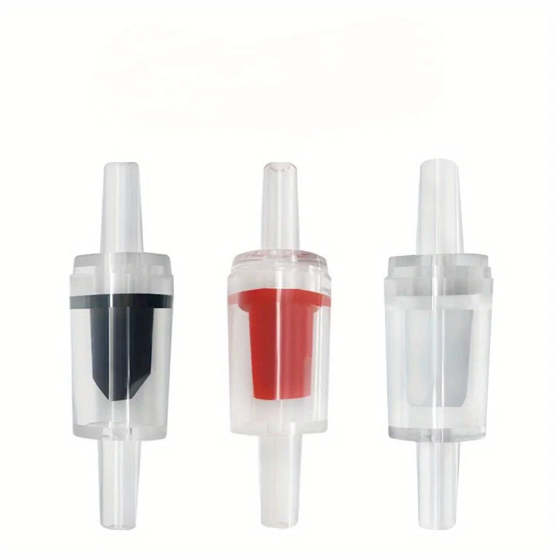 3pcs Clear PP Aquarium Check Valves – One-Way Air Flow Control Aquarium Check Valve Babs
