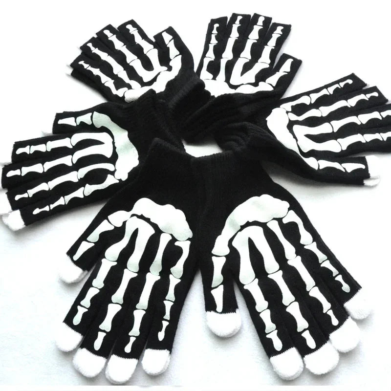 LED Flashing Fingertip Light-Up Gloves – Rave, Party & Cosplay LED Party Gloves Babs