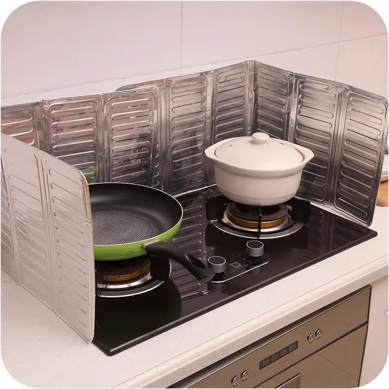 Aluminum Foil Oil Splash Guard Baffle Board for Kitchen Cooking Splash Guard Babs