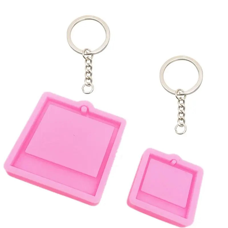 4PCS Silicone Resin Mold Set – Jewelry, Keychain & Pendant DIY Silicone Resin Mold Babs 4pcs set