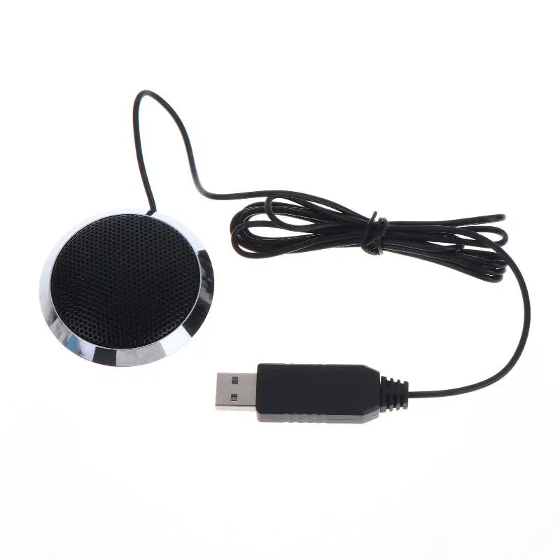 HUXUAN USB Desktop Condenser Microphone – 360° Omnidirectional Desktop Condenser Microphone Babs A2