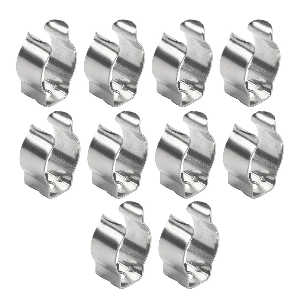 10pcs Spring Terry Clips Tool Hangers 6–28mm Pipe Clamps Tool Storage Clips Babs