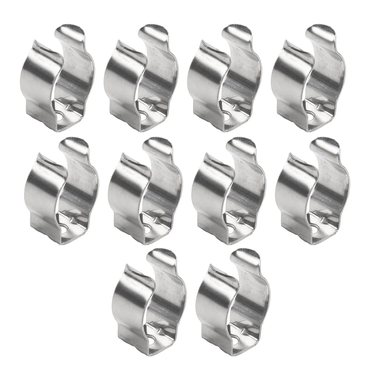 10pcs Spring Terry Clips Tool Hangers 6–28mm Pipe Clamps Tool Storage Clips Babs
