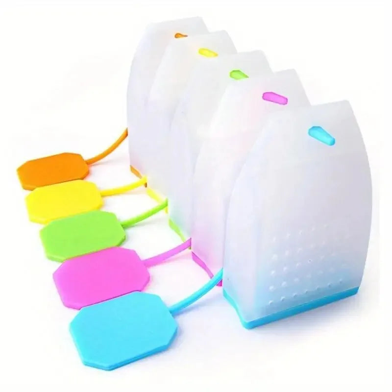 5-Piece Silicone Tea Infuser Set for Loose Leaf & Herbal Teas Tea Infuser Set Babs