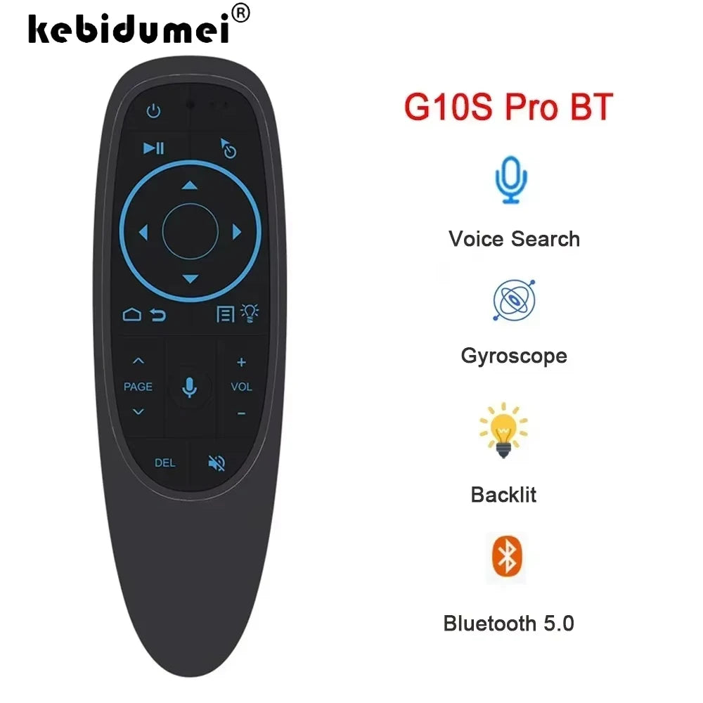 G10S Pro BT Voice Remote BT5.0 Air Mouse Gyroscope Backlit Voice Air Mouse Remote Babs