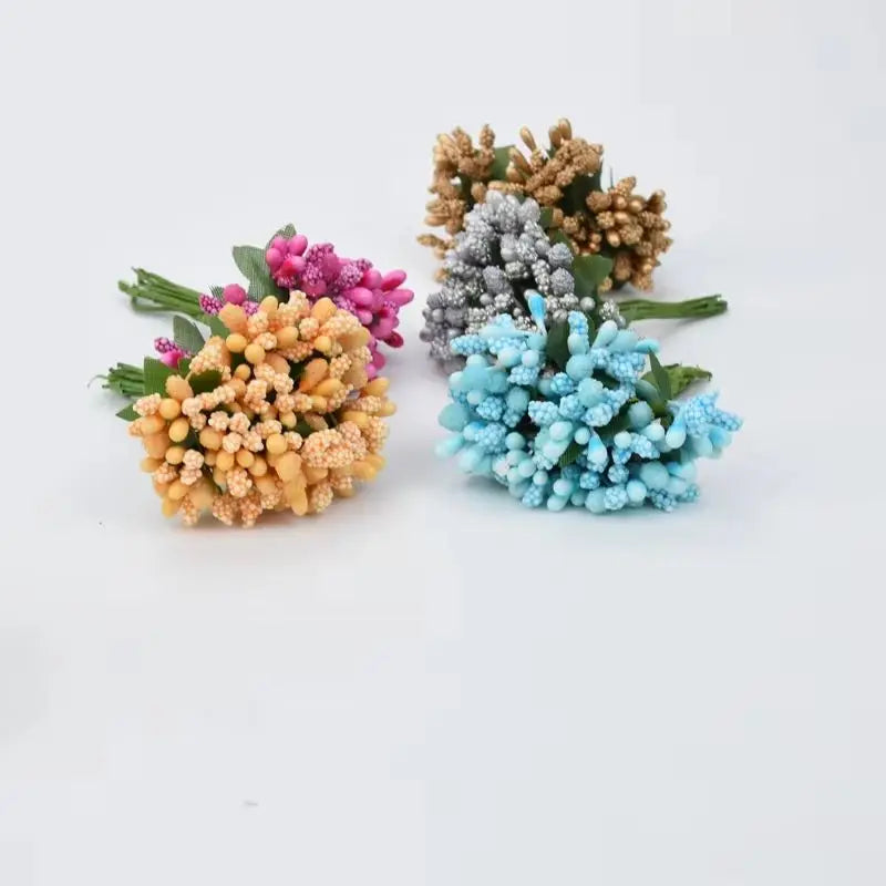 12pcs Artificial Flower Stamens for Wreaths, Crafts & Décor Artificial Flower Stamens Babs